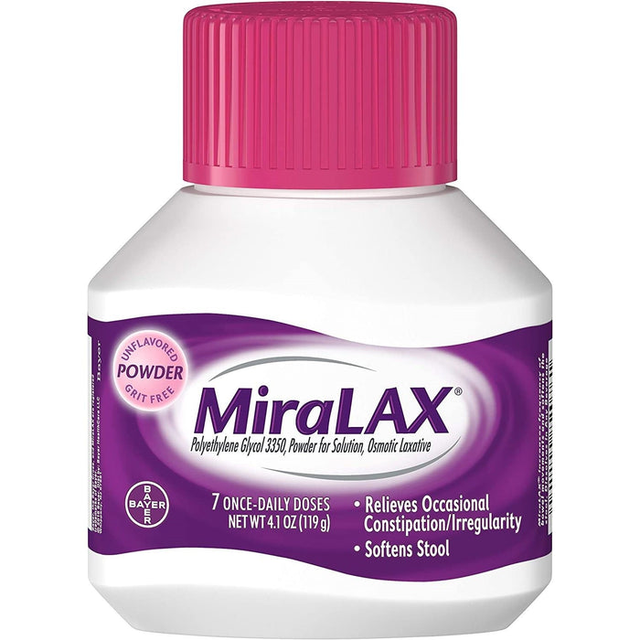 MiraLAX® 17 g Laxative Powder, 4.1 oz by Pasteur Pharmacy