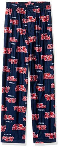 NCAA Boys Sleepwear Pants Mississippi Old Miss Rebels-Dark Navy, Kids Small(4) by Vanessa Jane