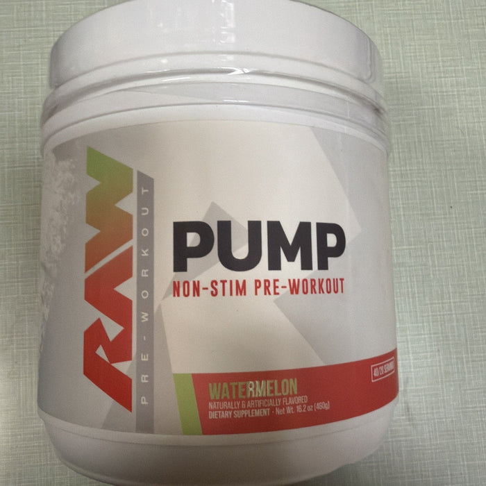 Raw Nutrition, Pump, Non-Stim, Watermelon, 16.2oz (460g) BB 09/26 by Price Is Right Miami