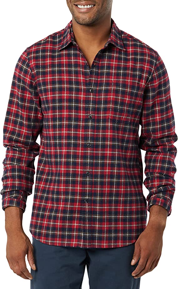 American Rag Mens Plaid Flannel Shirt Red Dhalia, Size XXL by Vanessa Jane