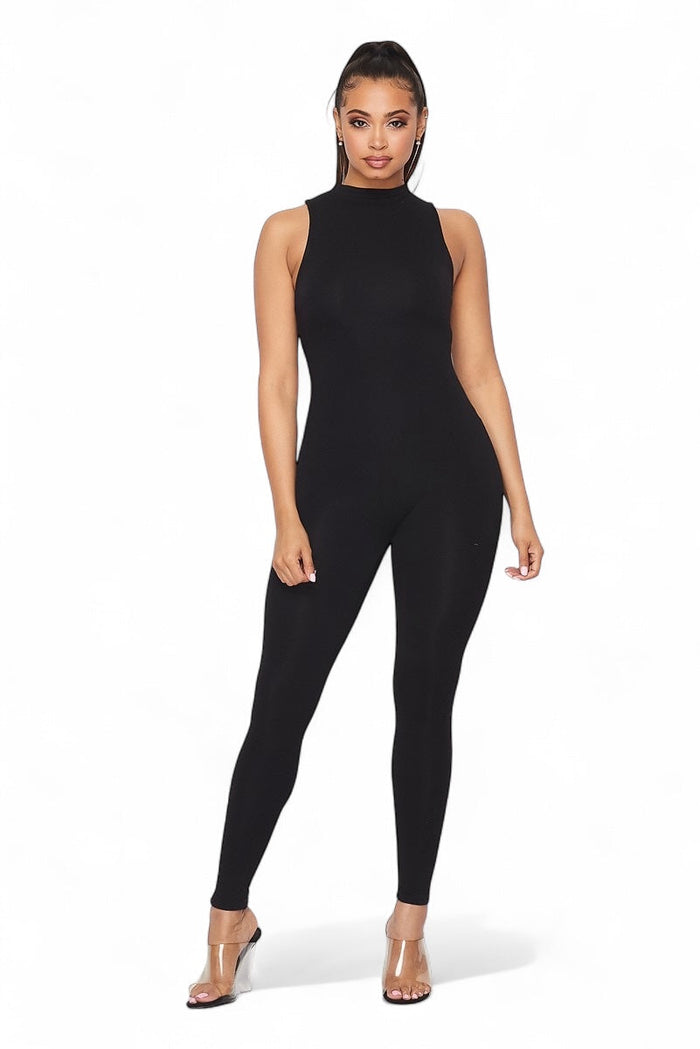 Selene Mock Neck Jumpsuit by The House of Stylez