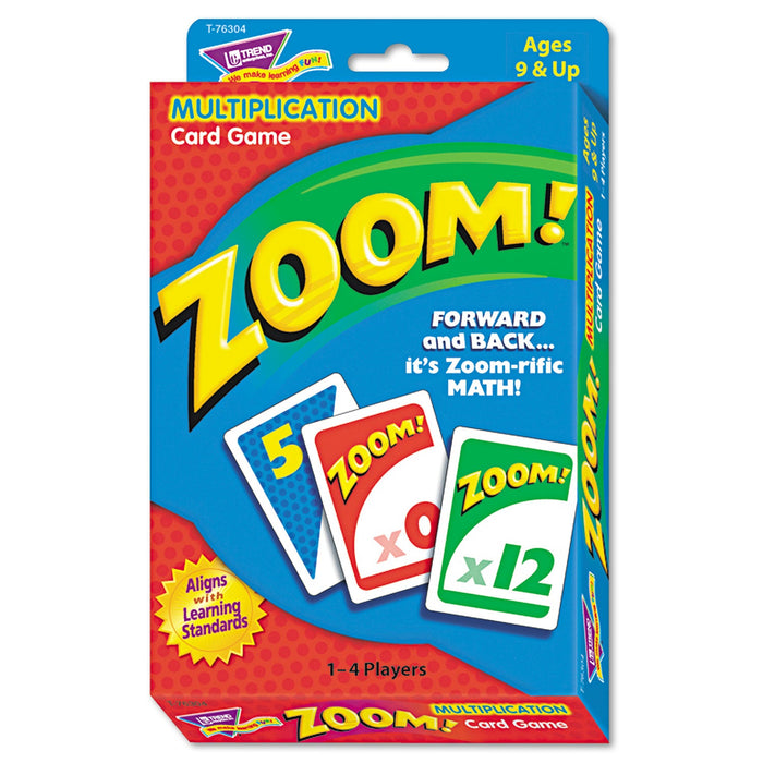 TREND Zoom Math Card Game, Ages 9 and Up, 100 Cards/Set