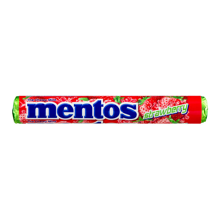 Mentos Chewy Strawberry Mint Candy Roll by Pasteur Pharmacy