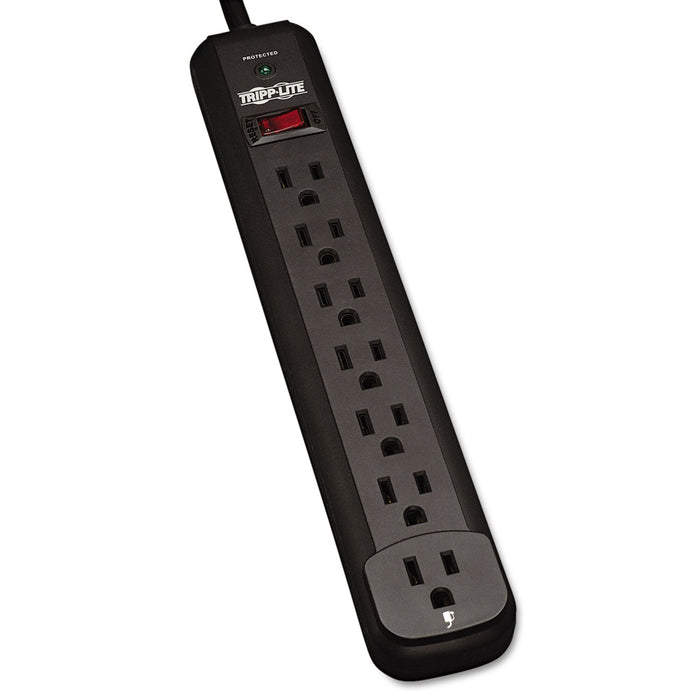 Tripp Lite Protect It! Surge Protector, 7 AC Outlets, 12 ft Cord, 1,080 J, Black
