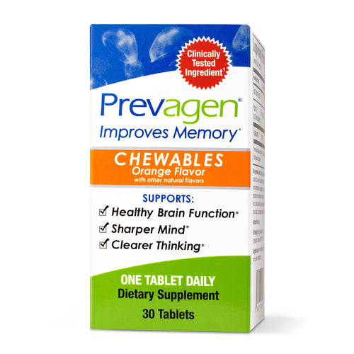 Prevagen Improves Memory - Orange Flavor (Chewable Tablets) by Pasteur Pharmacy