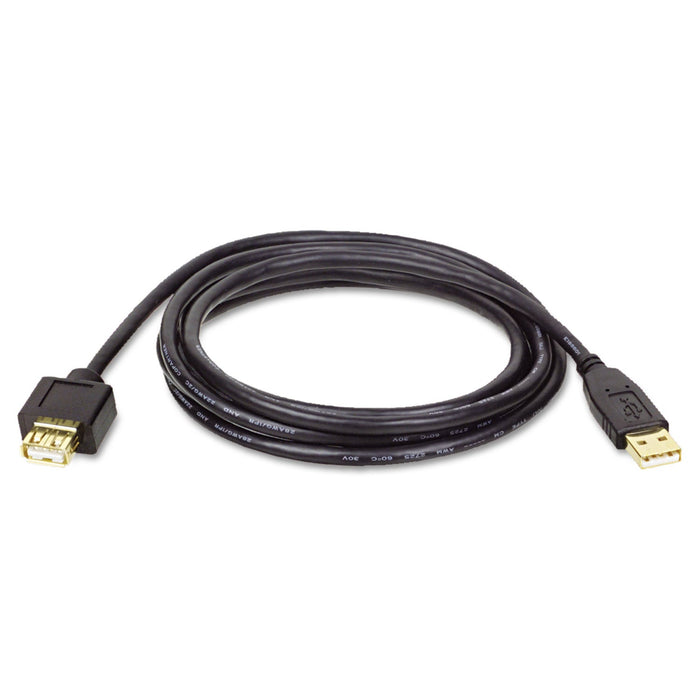 Tripp Lite USB 2.0 A Extension Cable, 6 ft, Black