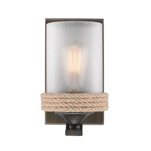 Golden Lighting Chatham 8 Inch Wall Sconce Chatham - 1048-BA1 GMT-CS - Nautical by Vanessa Jane