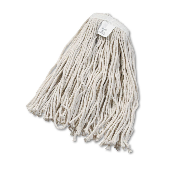 Boardwalk Cut-End Wet Mop Head, Cotton, No. 20, White