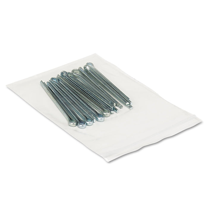 Universal Reclosable Poly Bags, Zipper-Style Closure, 2 mil, 3" x 4", Clear, 1,000/Carton