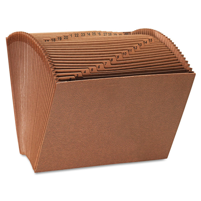 Universal Expanding Files, 31 Sections, 1/31-Cut Tabs, Letter Size, Redrope