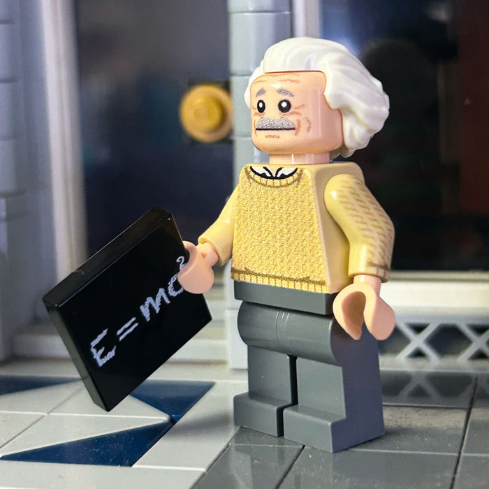 Albert Einstein Minifig by B3 Customs