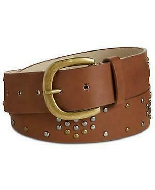 INC International Concepts Womens Faux Suede Studded Belt, Size Small by Vanessa Jane