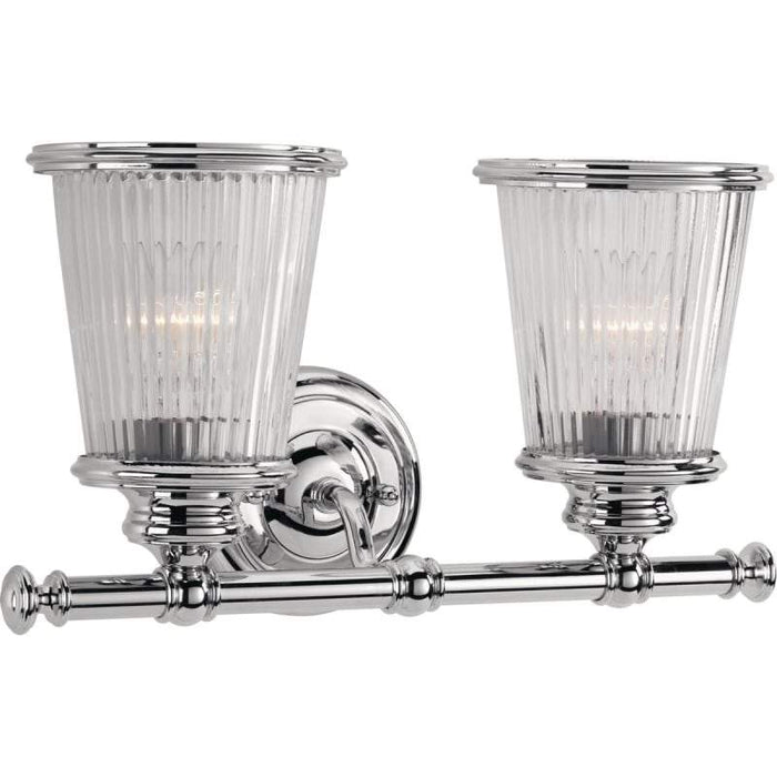 Progress Lighting Radiance 2-Light, Bath Light, Polished Chrome by Vanessa Jane