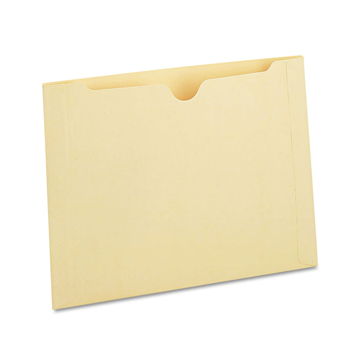 Universal Deluxe Manila File Jackets with Reinforced Tabs, Straight Tab, Legal Size, Manila, 50/Box