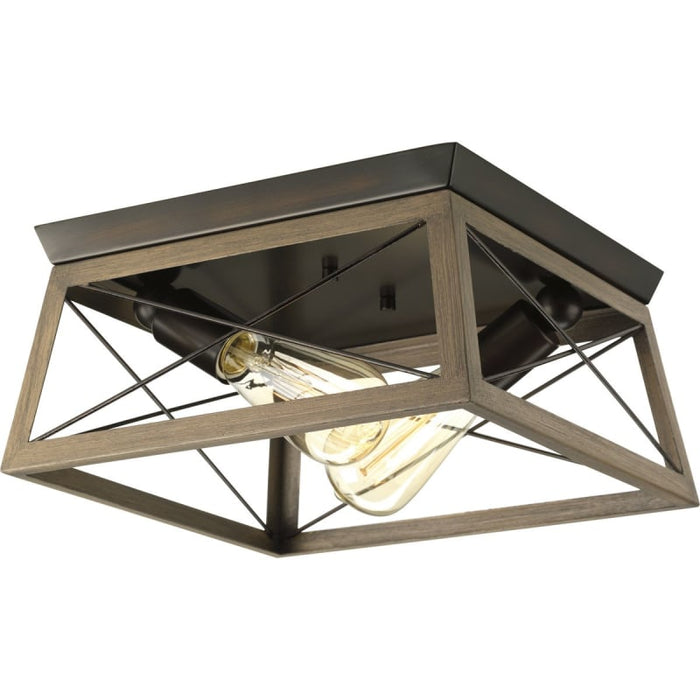 Briarwood Collection Two-light Flush Mount by Vanessa Jane