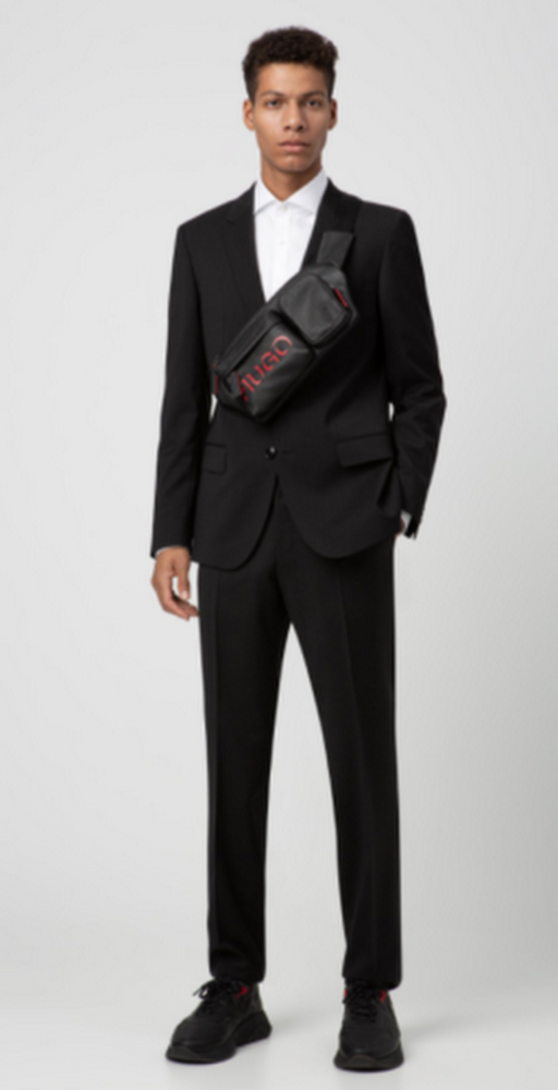 Hugo Boss Mens 2 Piece Classic-Fit Suit/Black, Size 30Regular by Vanessa Jane