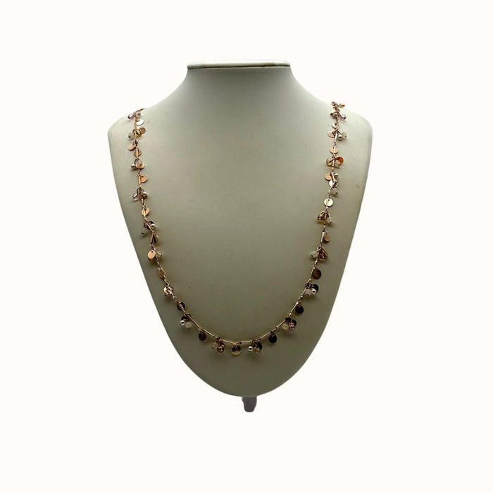 With Love Womens Imitation Pearl and Gold-Tone Necklace by Vanessa Jane