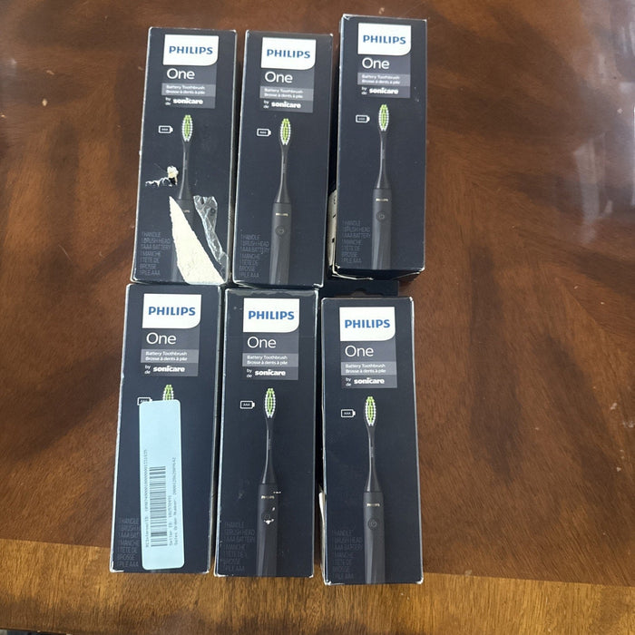 Philips One by Sonicare Battery Toothbrush HY1100/54 (6-Pack) by Price Is Right Miami