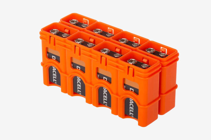 9V - 8 Pack (Orange) by Storacell