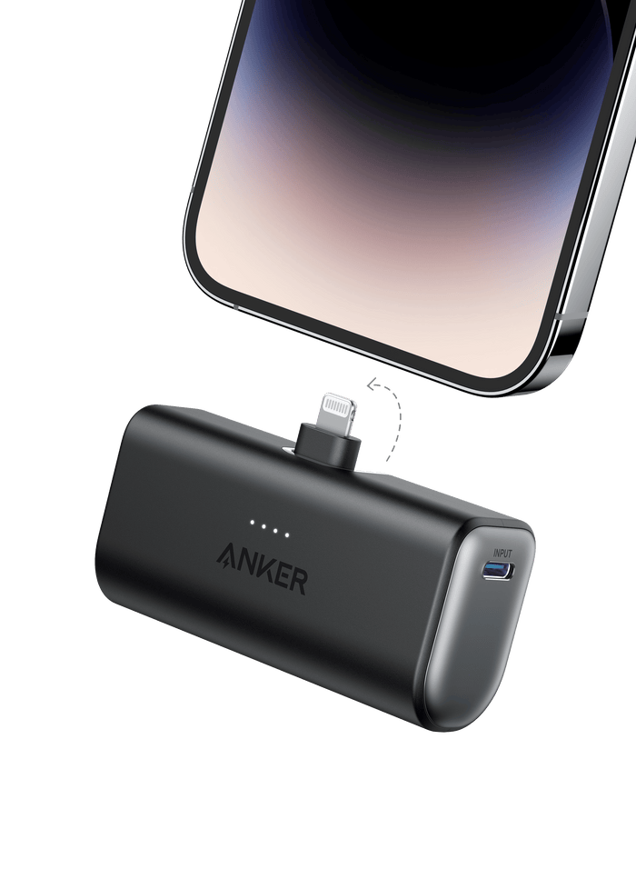 Anker Nano Power Bank (12W, Built-In Lightning Connector) by Anker