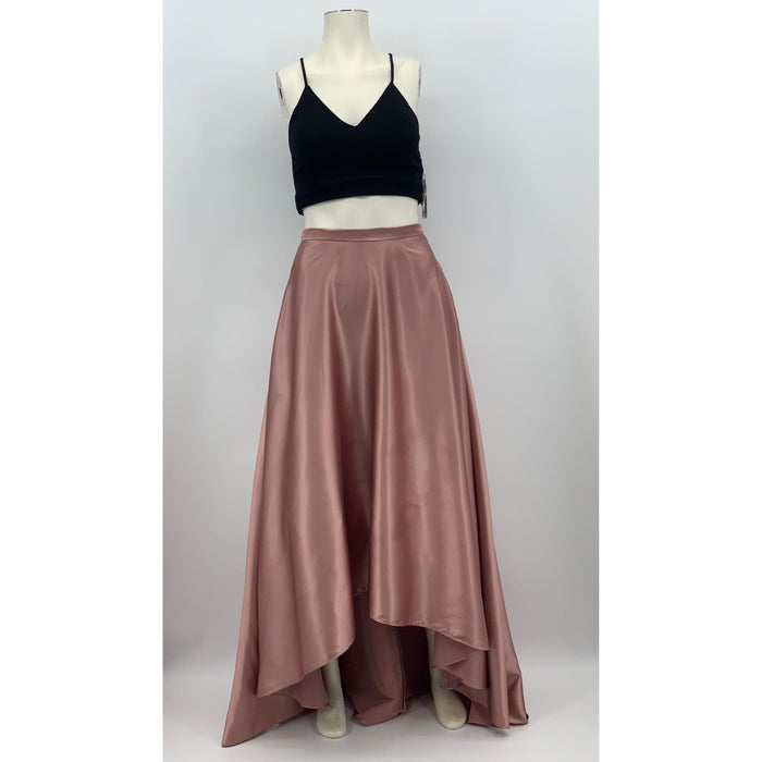 B Darlin Juniors 2-Pc. Lace Top & High-Low Skirt, Size 9 by Vanessa Jane