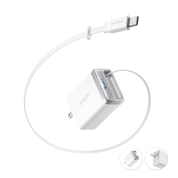 Anker Nano Charger (35W, Built-In Retractable USB-C Cable) by Anker