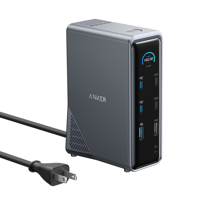 Anker Prime Charging Docking Station (14-in-1, Dual Display, 160W) by Anker