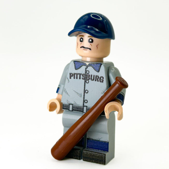 Honus Pirates Baseball Player Minifig made using LEGO parts - B3 Customs by B3 Customs