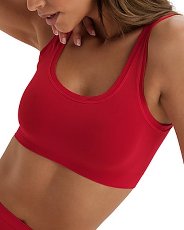 HANRO Touch Feeling Crop Top by Vanessa Jane