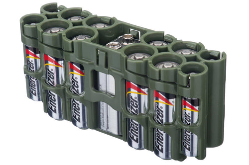 A9 Pack Battery Caddy (Military Green) by Storacell