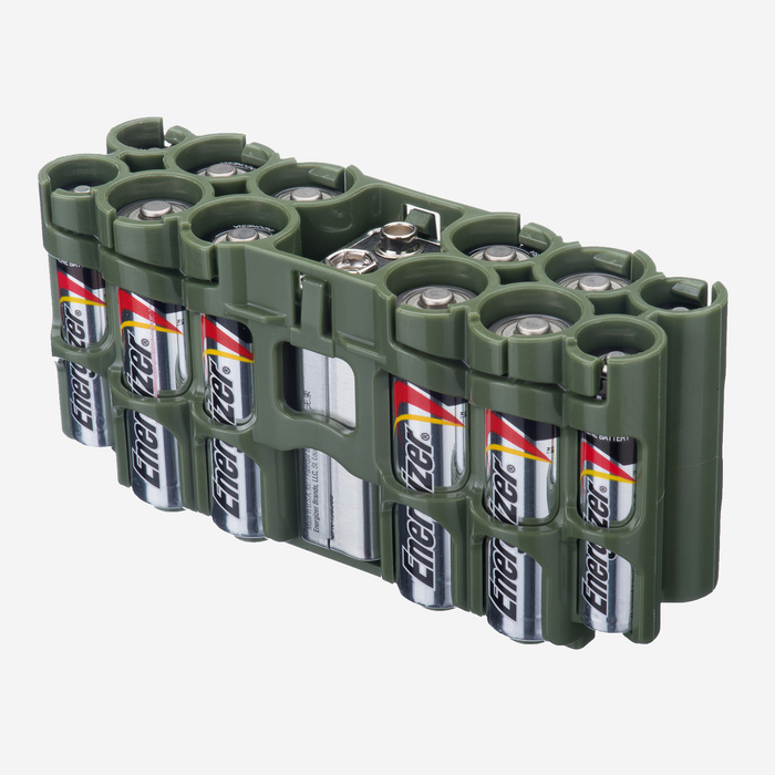 A9 Pack Battery Caddy (Military Green) by Storacell