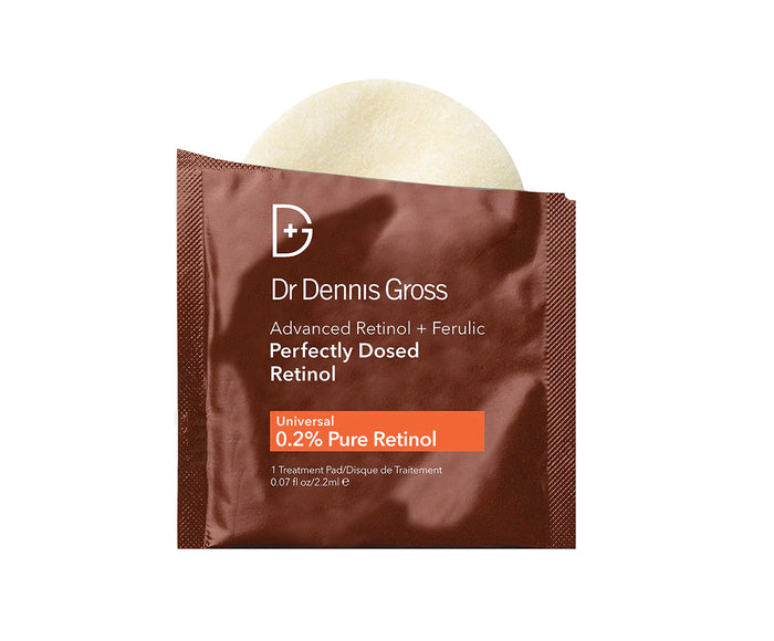 Dr. Dennis Gross Advanced Retinol + Ferulic Perfectly Dosed Treatments (Universal 0.2%) 8 PK by Nava Beauty