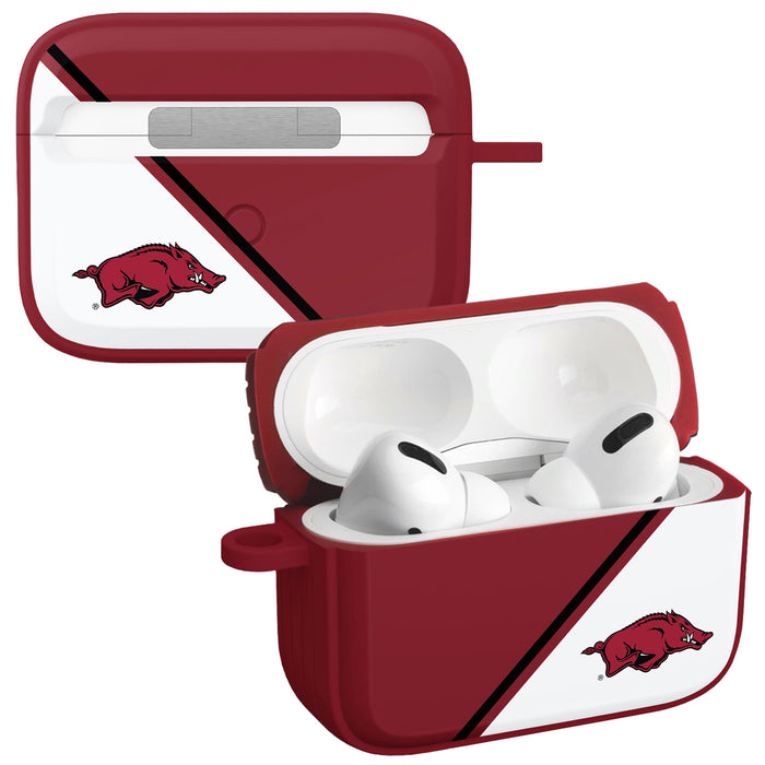 Arkansas Razorbacks HDX Champion Series Apple AirPods Pro 1 & 2 Case Cover by Affinity Bands