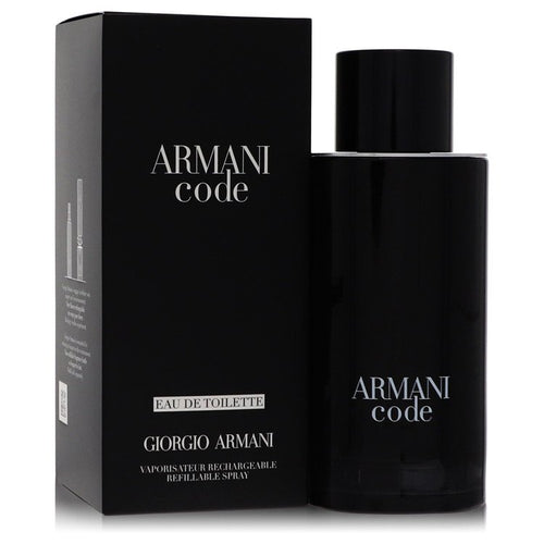 Armani Code by Giorgio Armani Eau De Toilette Spray Refillable 4.2 oz for Men by Avera Group