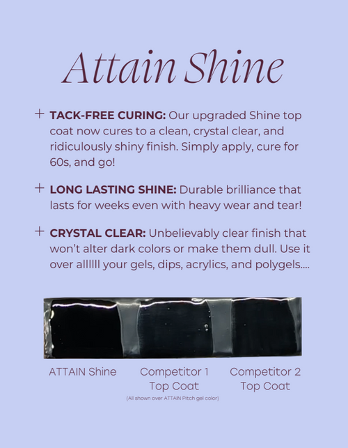 Attain Shine Tack-Free Top Coat by Attain Cosmetics