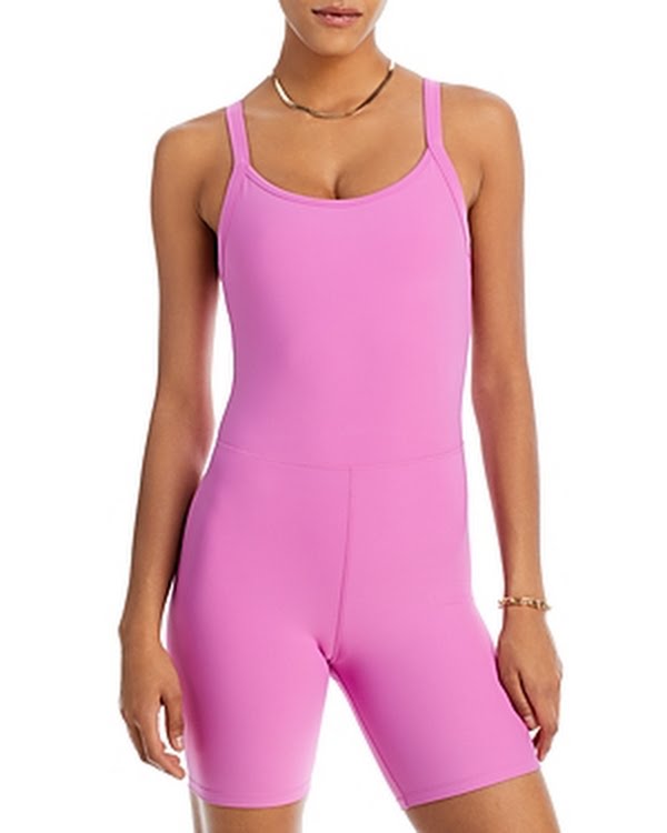 Aqua Bike Short Jumpsuit by Vanessa Jane