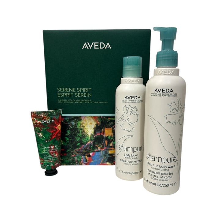Aveda Limited-Edition Serene Spirit Shampure Body Calming Essentials Gift Set by Nava Beauty