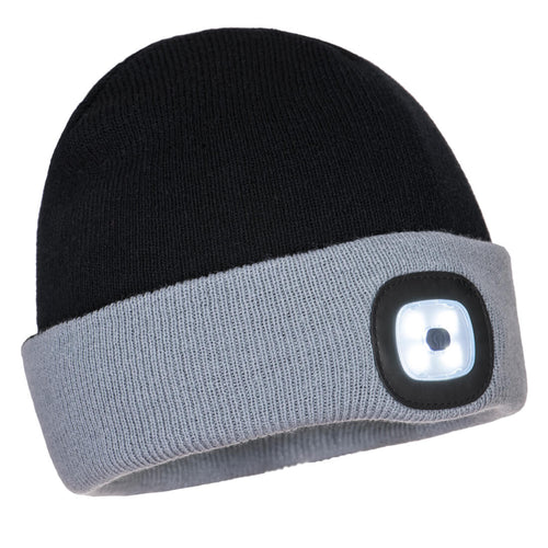 Two Tone LED Rechargeable Beanie by Armed American Supply