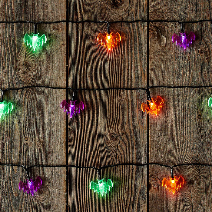 UltraLED Battery Operated Bat Cap Twinkle Light String, Multi-Color, 8-Feet by Vanessa Jane