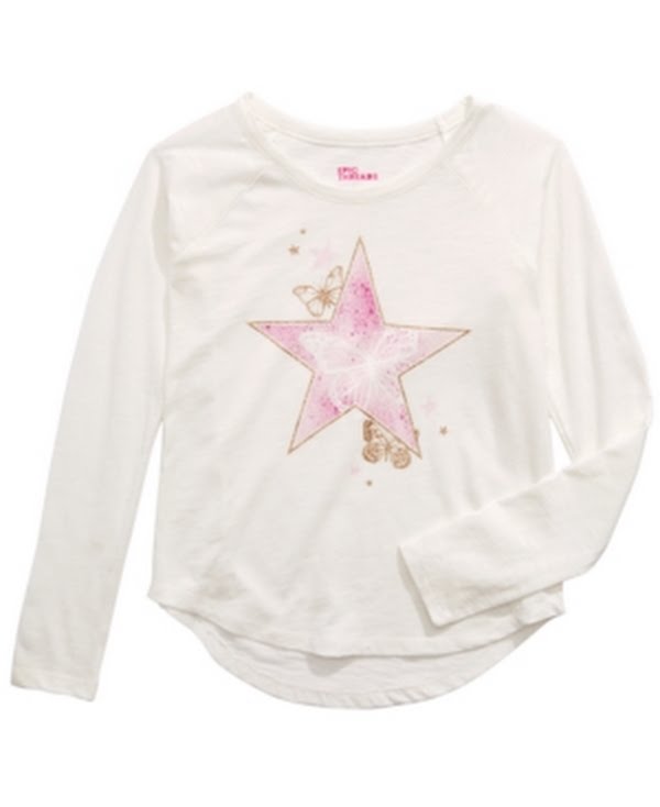 Epic Threads Big Girls Butterfly Star Long-Sleeve T-Shirt, Size XL by Vanessa Jane