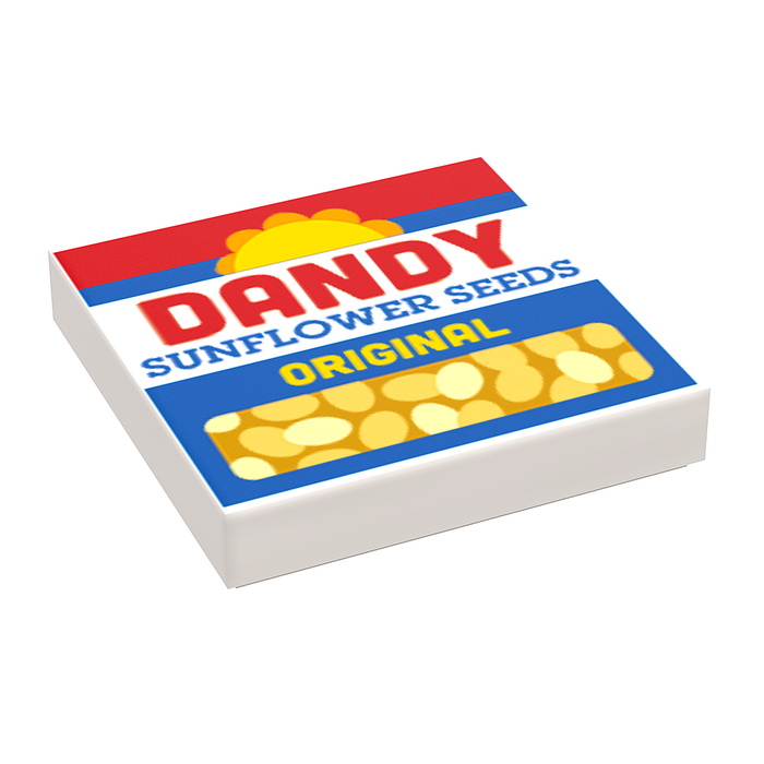 Dandy Sunflower Seeds made using LEGO parts by B3 Customs