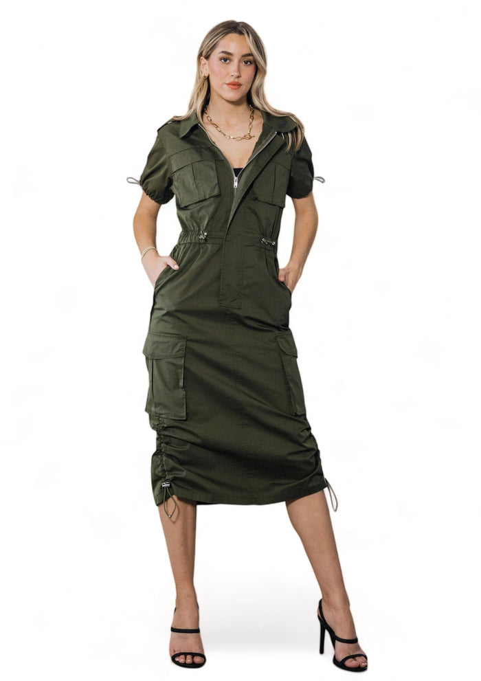Safari Cargo Dress by The House of Stylez