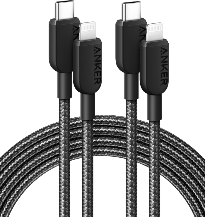 Anker <b>310</b> USB-C to Lightning Cable (6 ft, 2-Pack) by Anker