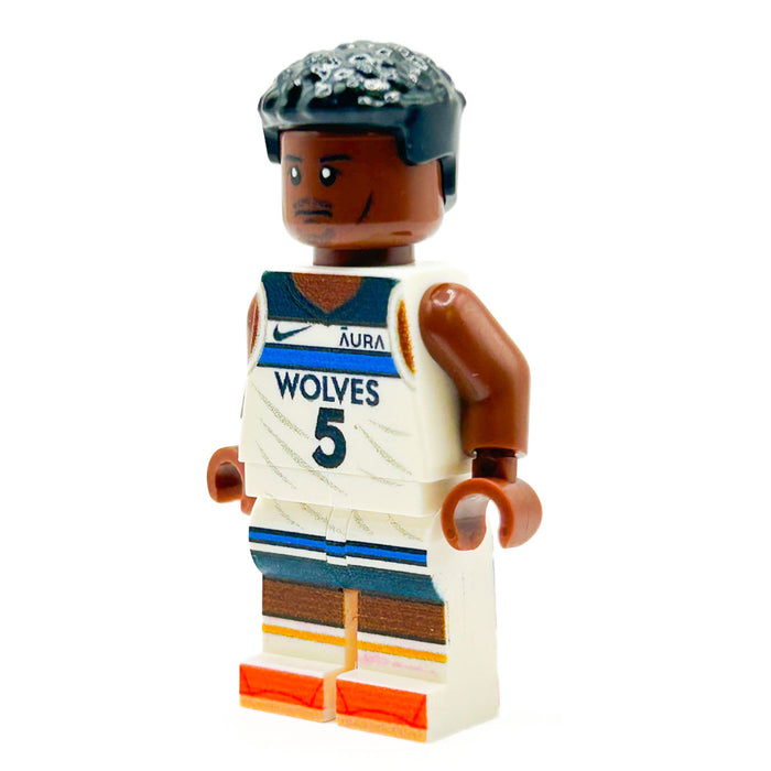 Ant Edwards #5 Basketball Player Minifig made using LEGO parts - B3 Customs by B3 Customs