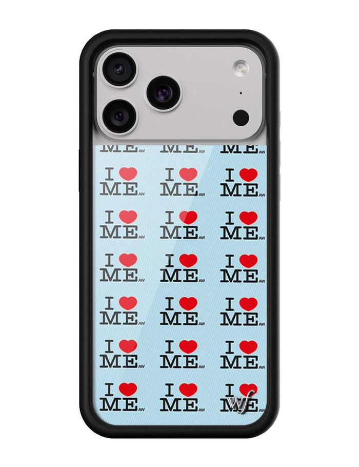 I Heart Me | Blue iPhone Case by Wildflower Cases