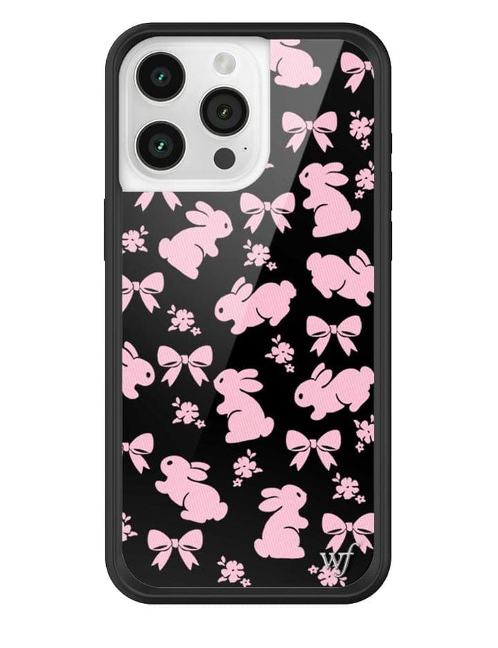 Pink Bunnies iPhone Case by Wildflower Cases