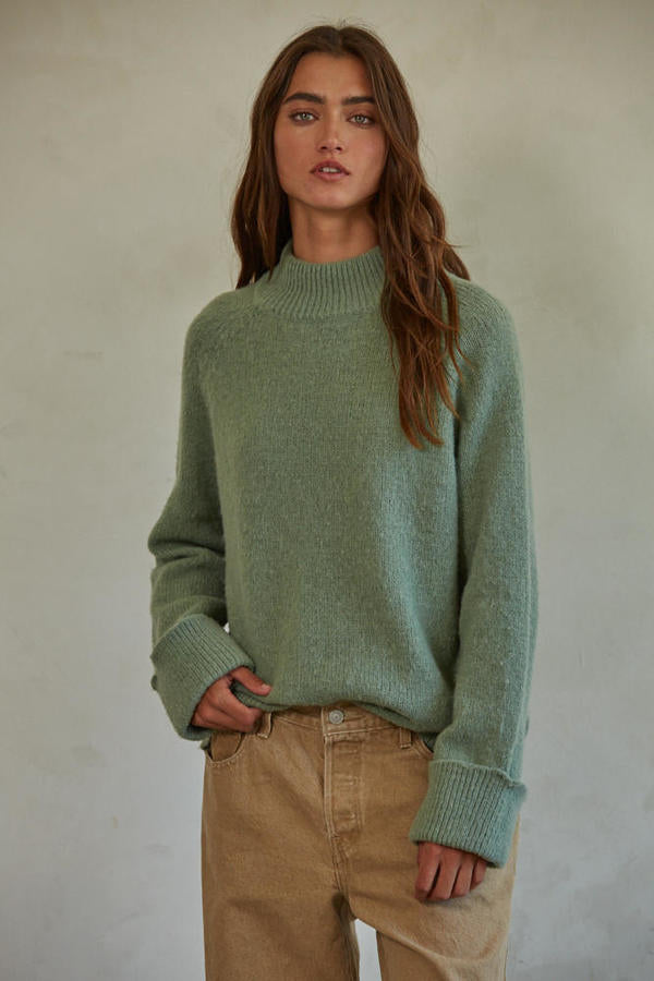 Emile Sweater: Green by Boutique 23