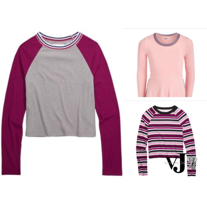 Epic Threads Big Girls Ribbed Knit Top by Vanessa Jane