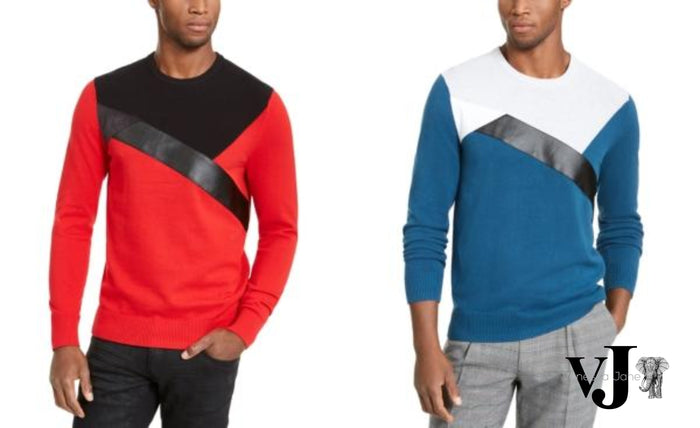Inc Mens Colorblocked Sweater by Vanessa Jane