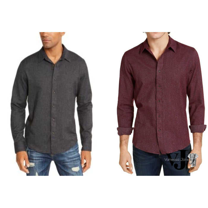American Rag Mens Matt Regular-Fit Brushed Twill Shirt by Vanessa Jane